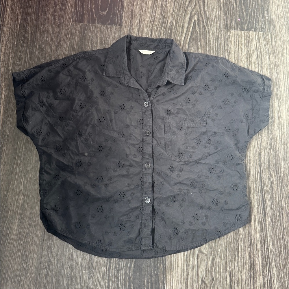 Cropped Button Up